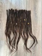 21 human hair dreads dreadlocks bruin donkerbruin echt haar, Ophalen of Verzenden, Nieuw, Pruik of Haarverlenging