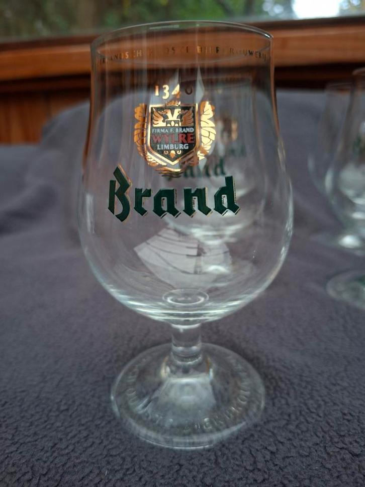 Partij Brandbier Glazen, Verzamelen, Glas en Borrelglaasjes, Zo goed als nieuw, Bierglas, Ophalen of Verzenden