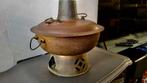 Mongolian Copper Brass Asian vondue Shabu Shabu Hot Pot, Ophalen