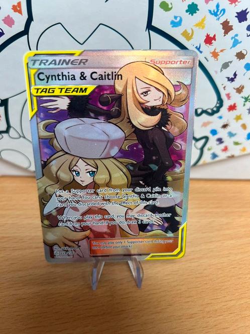 Pokémonkaart Cynthia & Caitlin (CEC 228), Hobby en Vrije tijd, Verzamelkaartspellen | Pokémon, Nieuw, Losse kaart, Ophalen of Verzenden