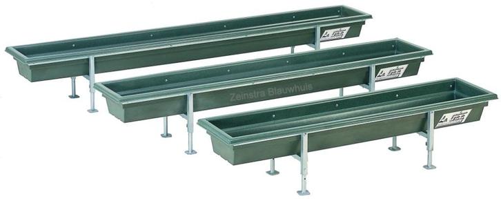 Voertrog kunststof op poten kalveren schapen trog 300 cm, Dieren en Toebehoren, Schapen, Geiten en Varkens, Meerdere dieren