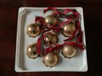 Glazen Kerstballen Goudkleurig Glanzend 37.5 mm 7 stuks ZGAN, Ophalen of Verzenden, Zo goed als nieuw