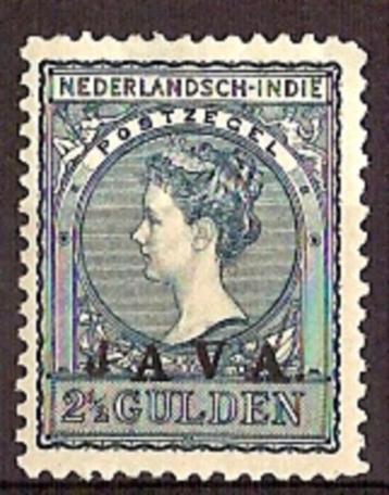 Ned-Indie NVPH nr 80 ongebruikt Opdruk JAVA 1908 beschikbaar voor biedingen