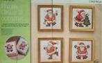 Santa Claus is coming 4 Kerst borduurpatronen, Hobby en Vrije tijd, Borduren en Borduurmachines, Ophalen, Nieuw, Handborduren