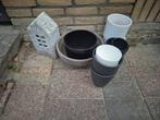 Diverse Bloempotten en Huisje gratis, Tuin en Terras, Bloempotten, Ophalen, Gebruikt, Rond, Tuin