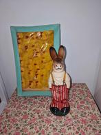 Nostalgische Paashaas Papier Mache, Diversen, Ophalen of Verzenden