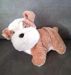 Bruine pluche bulldog knuffel van Dinotoys, Ophalen of Verzenden, Zo goed als nieuw, Hond