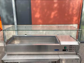 Te koop zgan 1x gebruikt Maxima  Opzetkoelvitrine - 120 cm beschikbaar voor biedingen