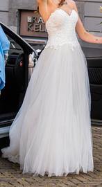 Mooie trouwjurk, Ophalen of Verzenden, Zo goed als nieuw, Wit, Trouwjurk