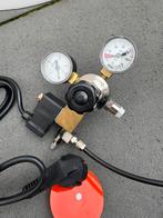 CO₂-drukregelaar met dubbele manometer + solenoïdeventiel, Dieren en Toebehoren, Vissen | Aquaria en Toebehoren, Ophalen of Verzenden