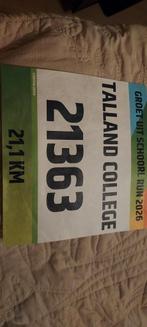 Startnummer halve marathon van Schoorl, Eén persoon