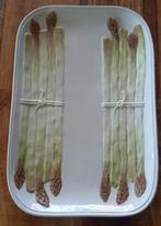 Grote schaal met asperge motief, Ophalen, Zo goed als nieuw, Rond