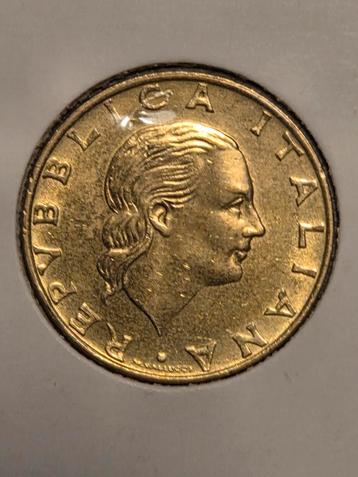 Italiaanse 200 Lire Munt - 1969-1999 beschikbaar voor biedingen