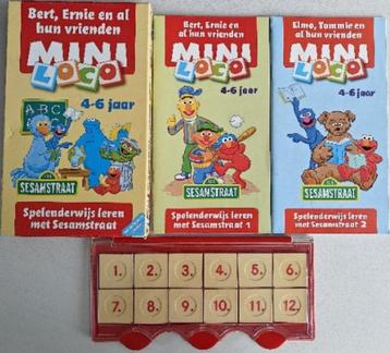 Mini Loco Basisdoos + 2 boekjes: Sesamstraat 4 - 6 jaar. beschikbaar voor biedingen