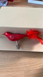 Ketstvogel op knojper rood, Ophalen of Verzenden, Zo goed als nieuw