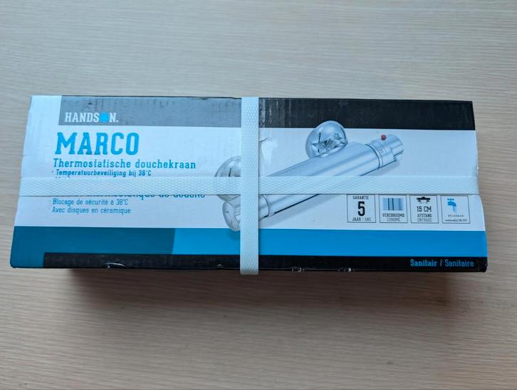 Thermostaatkraan Handson Marco - Nieuw in doos!, Doe-het-zelf en Verbouw, Sanitair, Nieuw, Kraan, Chroom, Ophalen of Verzenden