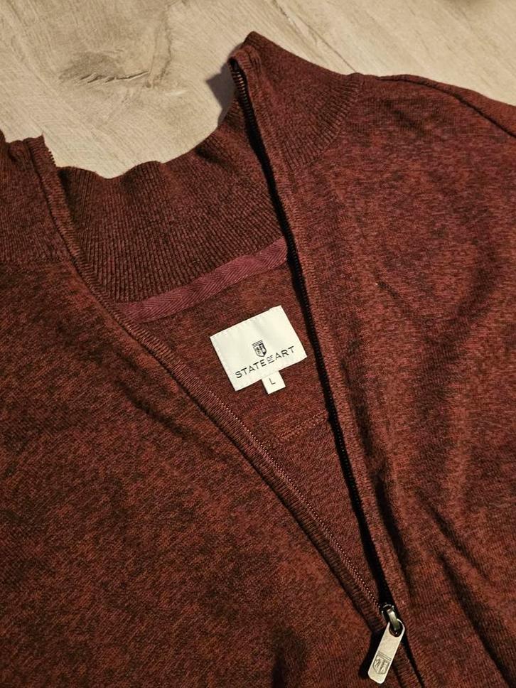 State of Art Trui - Maat Large, Kleding | Heren, Truien en Vesten, Zo goed als nieuw, Maat 52/54 (L), Rood, Ophalen of Verzenden