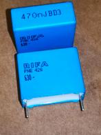 250 stuks 470nF 630V mkp audio rifa, Ophalen of Verzenden