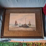 Adriaan Terhell aquarel, Antiek en Kunst, Kunst | Schilderijen | Klassiek, Ophalen