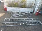 Altrex gevel ladder voor over koof of walkant 8 meter 3delig, Doe-het-zelf en Verbouw, Ladders en Trappen, Ophalen of Verzenden