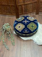 UITVERKOOP / Vloerkussen / Loungekussen / 50x20cm, Huis en Inrichting, Blauw, ., Rond, Nieuw