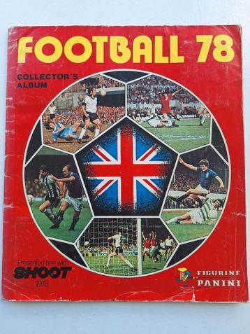 Panini Engeland Football 78 beschikbaar voor biedingen