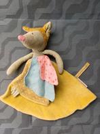 Knuffeldoekje doekje moulin roty muis vos groen geel, Kinderen en Baby's, Speelgoed | Knuffels en Pluche, Ophalen of Verzenden