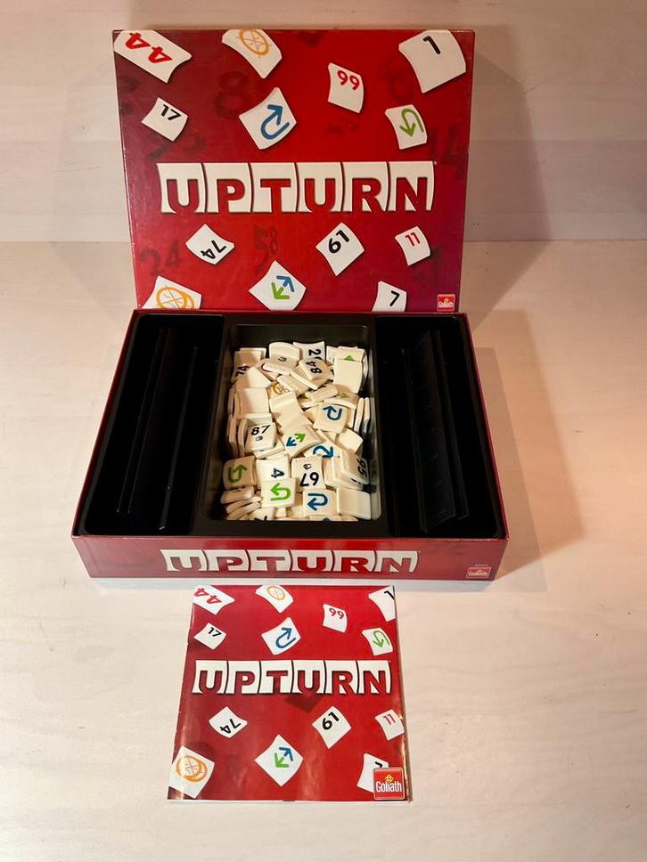 Upturn speel je stenen het snelste weg …. Verslavend, Hobby en Vrije tijd, Gezelschapsspellen | Overige, Gebruikt, Ophalen of Verzenden