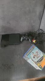 Playstation 2 met toebehoren en 11 spellen, Spelcomputers en Games, Spelcomputers | Sony PlayStation 2, Ophalen, Zwart, Met 1 controller