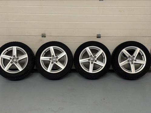 Lichtmetalen velgenset 16 inch Audi A3 205/55/16 5x112, Auto-onderdelen, Banden en Velgen, Banden en Velgen, Zomerbanden, 16 inch