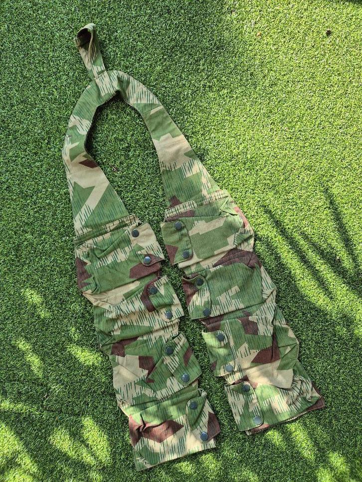 Fallschirmjäger FG42 bandolier, 2e versie met stempel maker, Verzamelen, Militaria | Tweede Wereldoorlog, Luchtmacht, Kleding of Schoenen