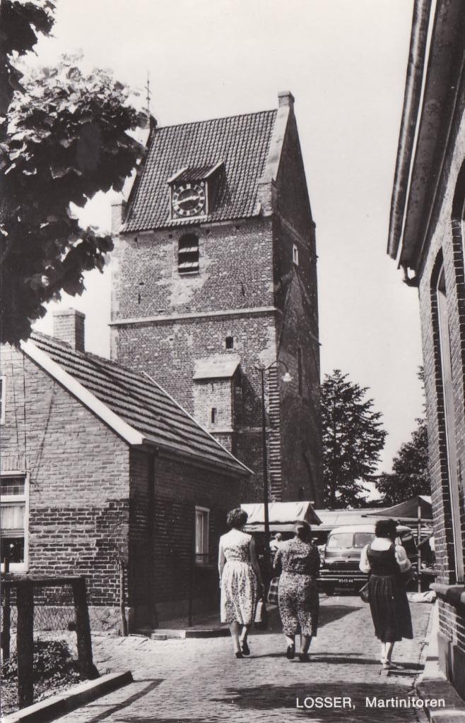 17350A Martinitoren Losser Overijssel ongelopen 1970, Verzamelen, Ansichtkaarten | Nederland, Ongelopen, Overijssel, 1960 tot 1980