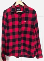 HOLLISTER overhemd zwart/rood Maat M, Kleding | Heren, Overhemden, Ophalen of Verzenden, Halswijdte 39/40 (M), Zo goed als nieuw