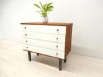 Retro Vintage Ladekast Kast Dressoir Tv Meubel Jaren 60 / 70, Gebruikt, ., Vintage, 3 of 4 laden
