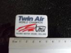 sticker twin air world champion tmv logo techno motor veghel, Ophalen of Verzenden, Merk, Zo goed als nieuw