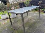 Tuintafel, Tuin en Terras, Tuintafels, Ophalen, Gebruikt, Rechthoekig, Overige materialen