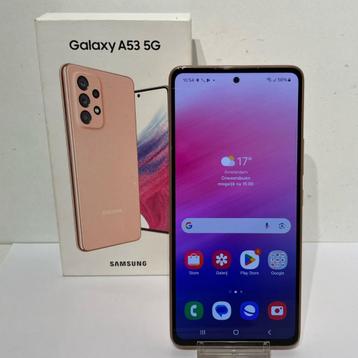 Sammsung Galaxy A53 5G 128GB Awesome Peach Compleet beschikbaar voor biedingen