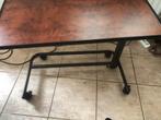 Leestafel - bijzettafel verrijdbaar, Huis en Inrichting, Ophalen, Gebruikt, 100 tot 150 cm, 50 tot 100 cm
