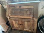 Secretaire licht eiken, Huis en Inrichting, Kasten | Secretaires, Ophalen, Gebruikt