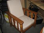 Mooie vintage / antieke rookstoel jaren 50 te koop : eiken, Antiek en Kunst, Antiek | Meubels | Stoelen en Banken, Ophalen