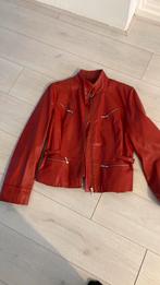 Leren damesjas  rood maat 44, Ophalen, Zo goed als nieuw, Maat 42/44 (L), Rood