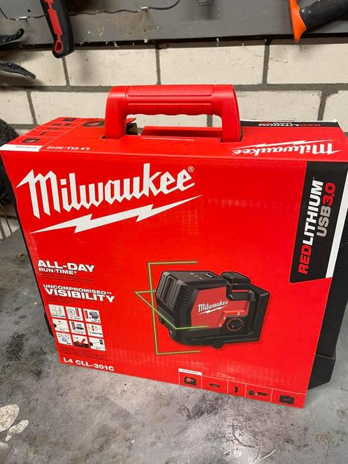 Milwaukee kruislijnlaser l4 cll-301c, Doe-het-zelf en Verbouw, Meetapparatuur, Nieuw, Overige meters, Ophalen of Verzenden