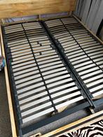 Twee Bossflex 400 Lattenbodems 80cm, Ophalen, Gebruikt, Bruin, Tweepersoons