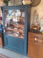 Brocante /landelijke vitrinekast/servieskast, Ophalen, Zo goed als nieuw, 25 tot 50 cm, 150 tot 200 cm