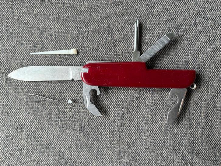 Nieuw Vintage Hartevelt Zakmes met 5 functies, Antiek en Kunst, Antiek | Gereedschap en Instrumenten, Ophalen of Verzenden