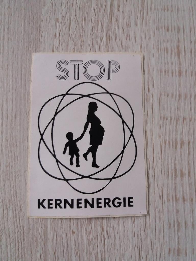 sticker STOP KERNENERGIE, Ophalen of Verzenden, Zo goed als nieuw, Overige typen