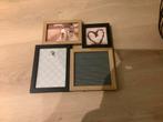 Fotolijstjes en memobord, hout zwart en eiken, Ophalen of Verzenden, Zo goed als nieuw