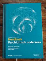 Handboek psychiatrisch onderzoek, 2e herziene druk, Ophalen of Verzenden, Nieuw, Michiel Hengeveld; Désirée Oosterbaan; Joeri Tijdink