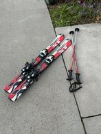 Tecno kinder ski’s met stokken., Sport en Fitness, Overige merken, Gebruikt, Ophalen of Verzenden, Carve