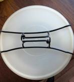 Tupperware taartdrager, Ophalen, Gebruikt